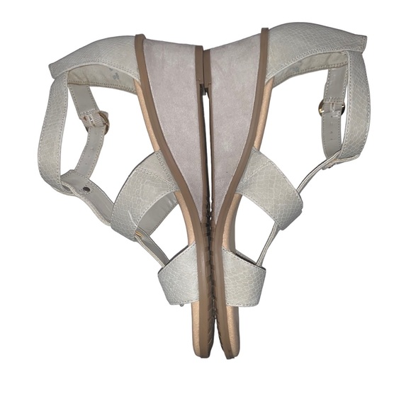 -SOLD-New Dr. Scholl's Women's Genuinely Wedge Sandal Stone color Size 10M - Picture 7 of 10